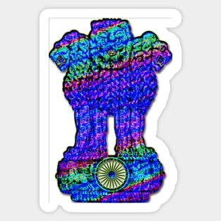 Ashoka's emblem Sticker